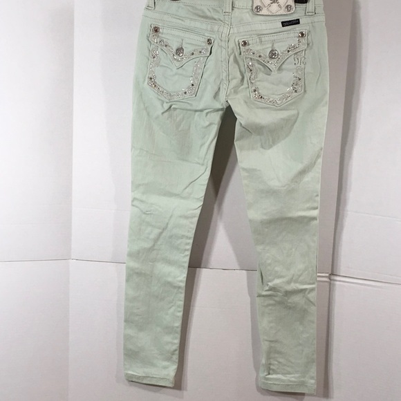 Miss Me mint green skinny jeans - Picture 7 of 8